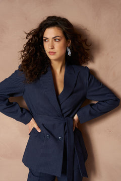 Blazer Ivy - Double Breasted Belted | Dark Blue