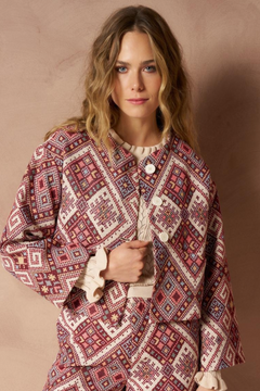 Jacket Ilva - Fancy Jacquard | Multi Colour