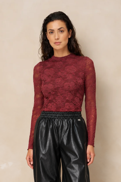 Top Irea - Classic Lace | Brick Red