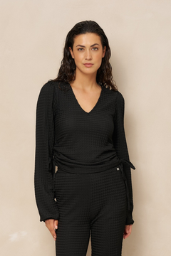 Top Koa - Gathered Top | Black