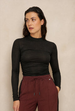 Top Kelly - Gathered Top | Black