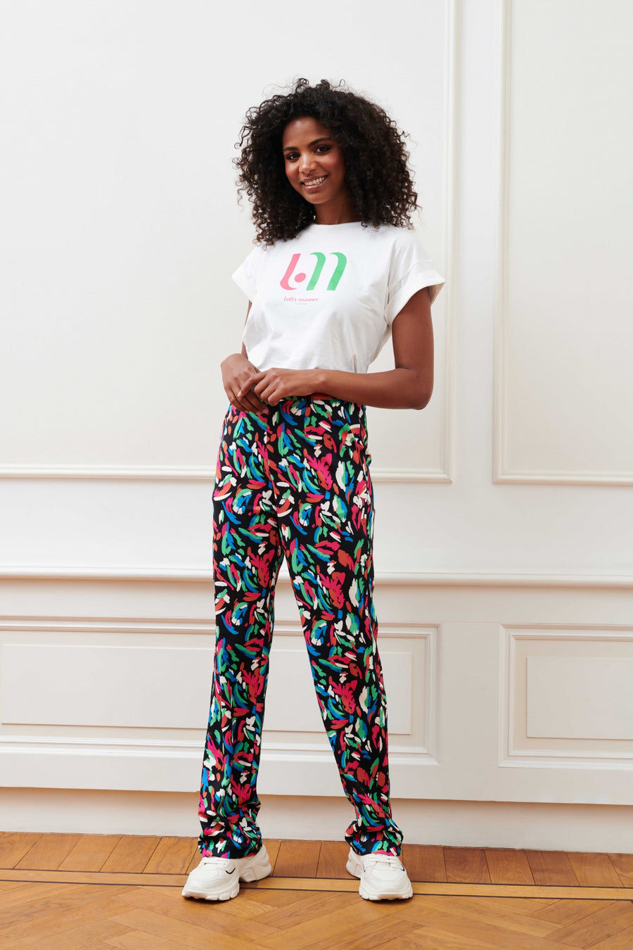 Trousers Florie | Botanical multi