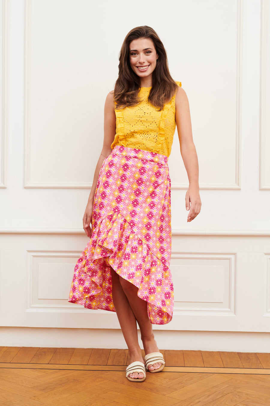 Skirt Frances | Retro Sunny Print