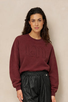 Sweater Kensi - Balloon Sleeve | Burgundy