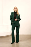 Pantalon bleu marine | Vert pétrole