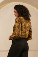 Blouse Agnes | Feathers print