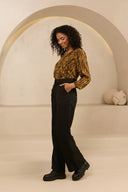 Blouse Agnes | Feathers print