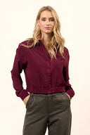 Blouse Astrid | Burgundy red