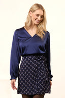 Eliza Blouse | Navy Blue
