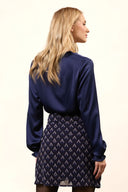 Eliza Blouse | Navy Blue