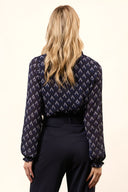 Eliza Blouse | Zigzag Print