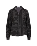 Blouse Eve | Lofty line print