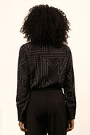 Blouse Eve | Lofty line print