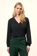 Blouse Madison | Multi block print