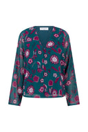 Blouse Meva | Silver flower