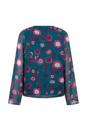 Blouse Meva | Silver flower