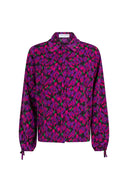 Chemisier Rosalie | Impression aurore boréale