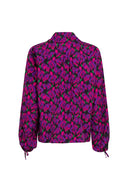 Chemisier Rosalie | Impression aurore boréale