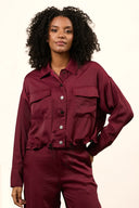 Blouse Tilde | Burgundy red