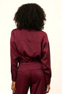 Blouse Tilde | Burgundy red
