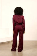 Broek Svea | Burgundy red