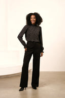 Chemisier Tova | Imprimé zèbre gris