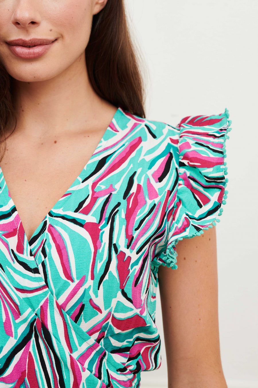 Dress Ariah | Palm Leaves Print