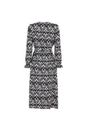 Robe Baylor | Impression noir/blanc