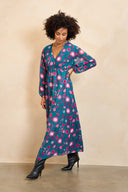 Jurk Caela | Silver flower