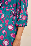 Jurk Caela | Silver flower