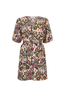 Robe Carley | Impression Ikat botanique