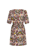 Robe Carley | Impression Ikat botanique