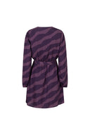 Jurk Eluna | Purple faded stripe