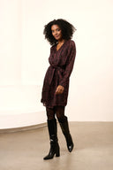 Robe Freja | Imprimé tourbillon