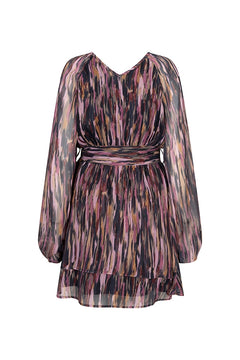 Jurk Jen - Mini Abstract Boho | Multi Colour
