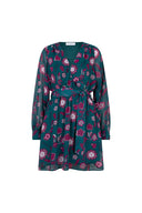 Jurk Lux | Silver flower