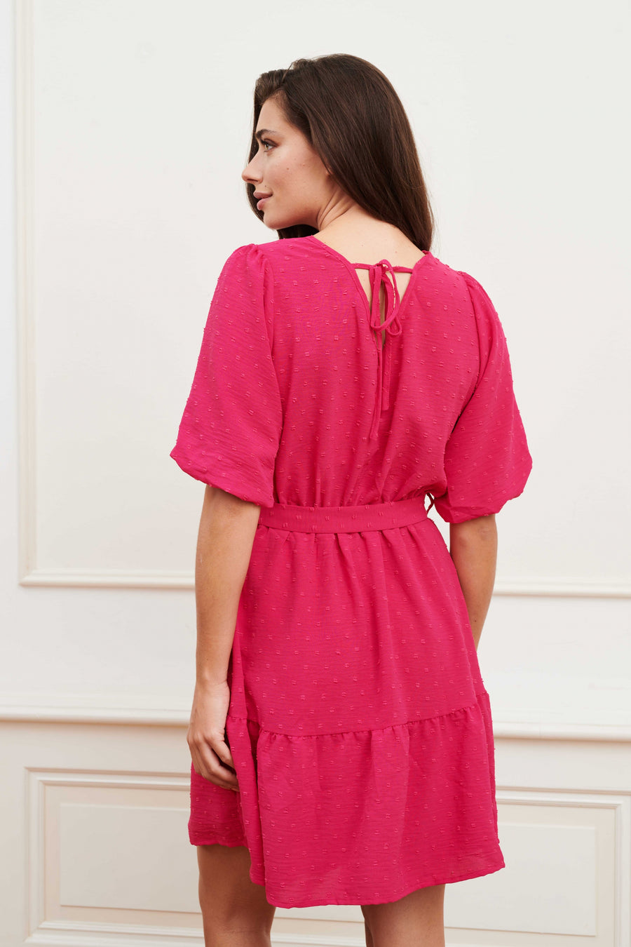 Dress Melana | Cherry Pink