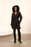 Jurk Willow | Lofty line print