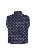 Harper Gilet | Zigzag print