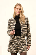 Jacket Cleo | Black/White