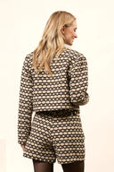 Jacket Cleo | Black/White