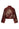 Jacket Inea - Balloon Jacquard | Brick Red