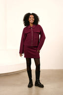 Kaisa Skirt | Burgundy Red