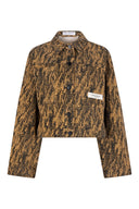 Jacket Maria | Feathers print