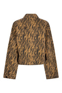 Jacket Maria | Feathers print
