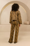 Jacket Maria | Feathers print