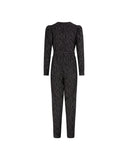 Jumpsuit Hanne | Grey zebra print