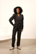 Combinaison Hanne | Imprimé zèbre gris