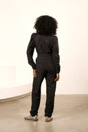 Combinaison Hanne | Imprimé zèbre gris