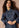 Blouse Ilja - Patchwork Straight | Mid Blue